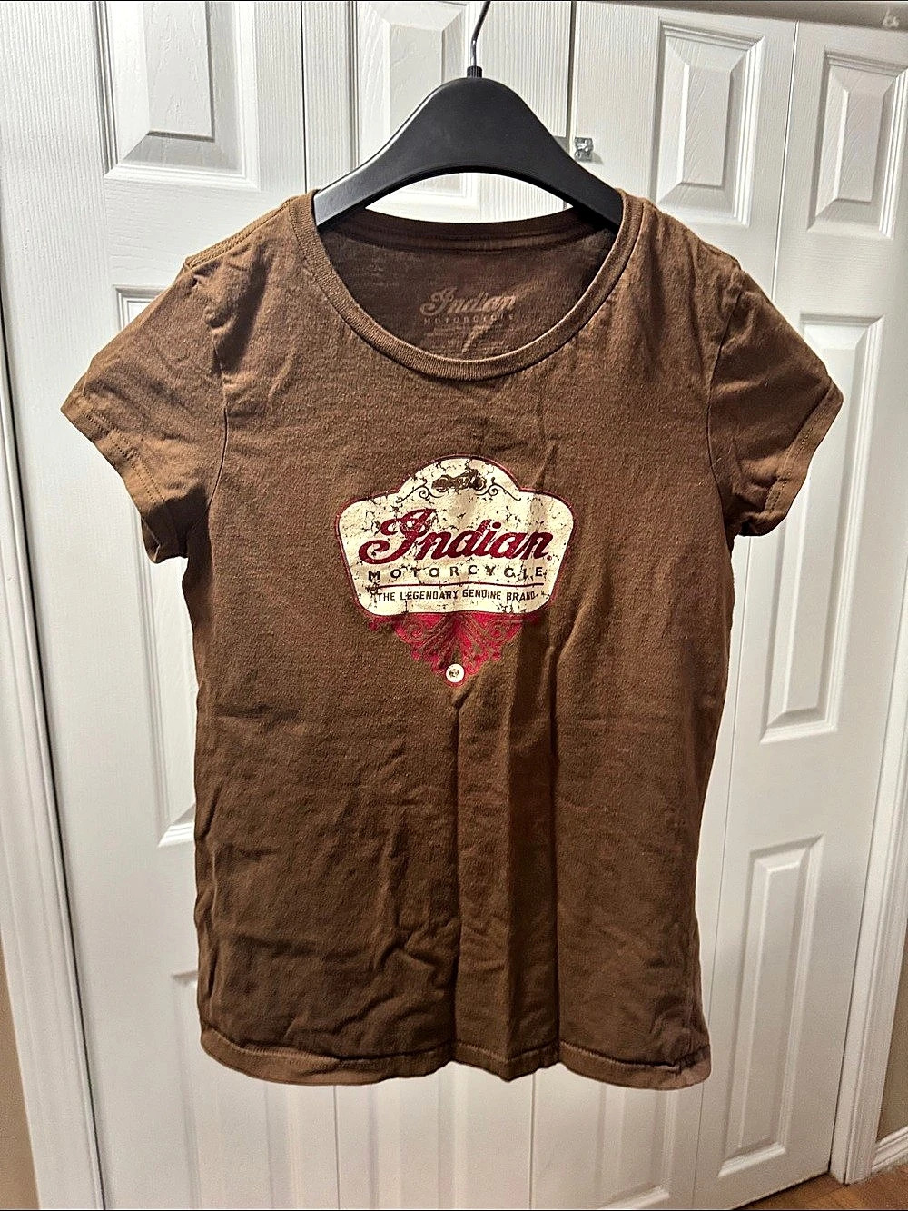 Indian Motorcycle Graphic Tee Brown Medium